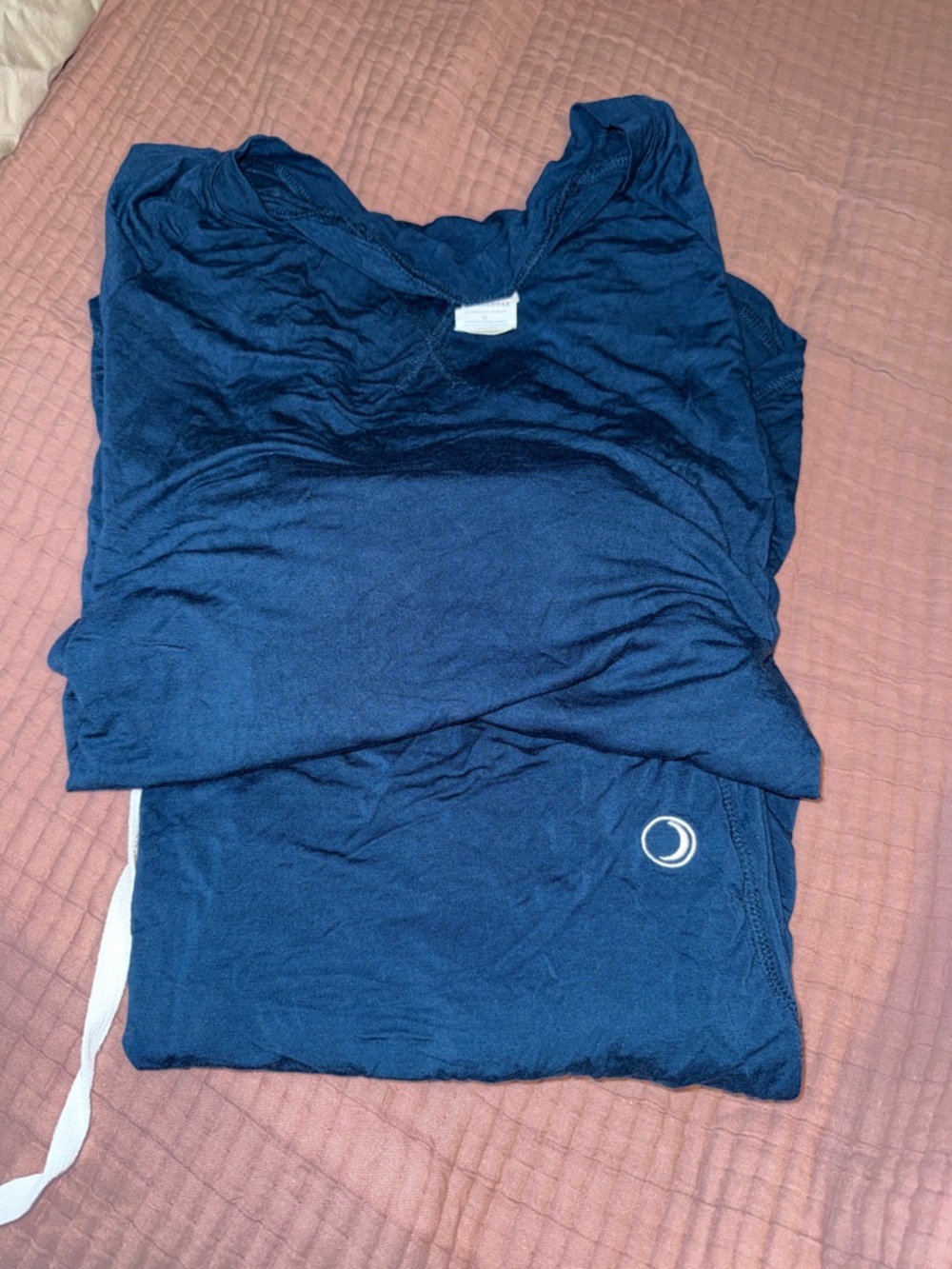 Women's Navy Blue Two-Piece Pajama Set